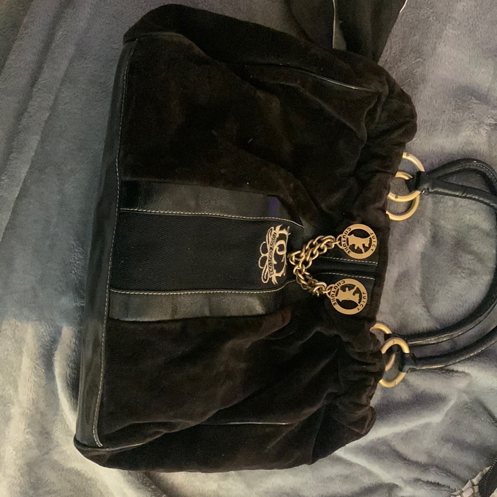 Juicy Couture brown velvet purse